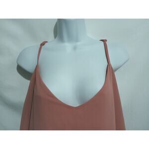 Torrid Size 3 22/24W Slvls Pink V-neck Adjustable Strap Barbiecore Top